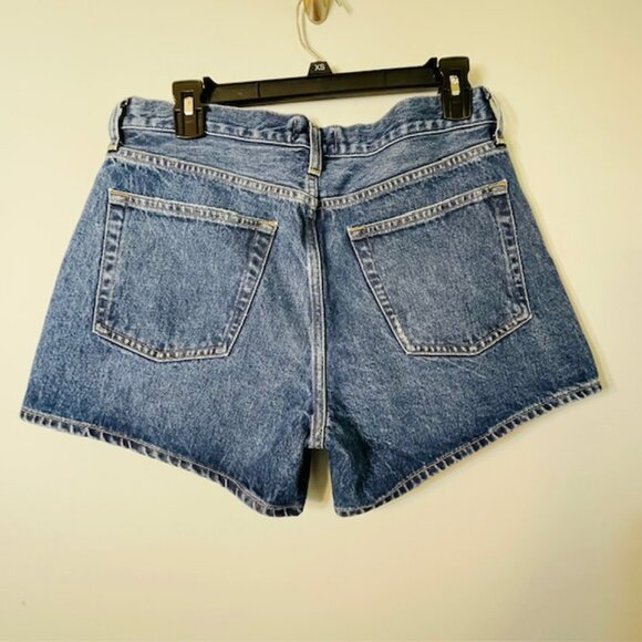 Agolde Women's Blue Jean Shorts - Picture 9 of 13